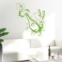 Wall Vinyl Decal Champagne Party Wine Vine Guaranteed Quality Decor For Bars, Kitchens, Or Celebration Spaces 2299Di - thumbnail 3
