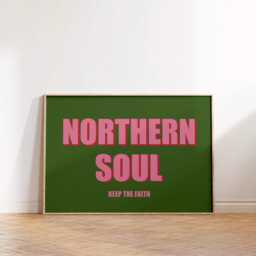 Northern Soul Print Poster, Themed Wall Art, Living Room Print, Bedroom Decor, Music Dance - thumbnail 2