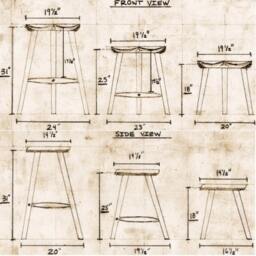 stool Made From Sustainably Sourced Cherry - thumbnail 4
