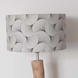 Modern Black & White Geometric Patterned Lampshade/Pendant Light - Perfect For Christmas, Birthdays, Or Any Other Occasion Chic Decoration - thumbnail 2