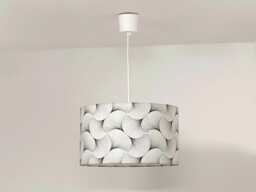 Modern Black & White Geometric Patterned Lampshade/Pendant Light - Perfect For Christmas, Birthdays, Or Any Other Occasion Chic Decoration - thumbnail 1
