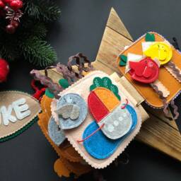 Personalised Felt Quiet Book From 6 Month To 2 Years, Educational Book, Felt Busy Book, Baby Activity - thumbnail 4