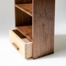 Walnut & Ash Dovetailed Hallway Cabinet, Key Storage, Letter Rack - thumbnail 3