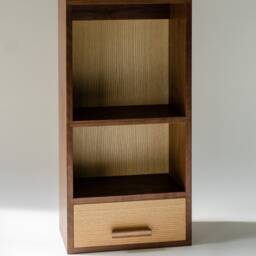 Walnut & Ash Dovetailed Hallway Cabinet, Key Storage, Letter Rack - thumbnail 2