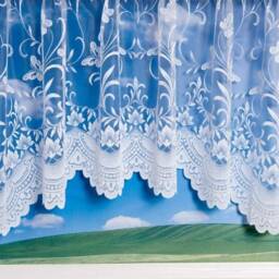 White Butterflies Net Jardini??re Arched Curtain, Lace Curtains, Matching Nets Without Arch Also Available in My Shop - thumbnail 2