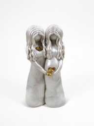 Handmade Two Mothers Sculpture Surrogacy, Ivf, Adoption Keepsake