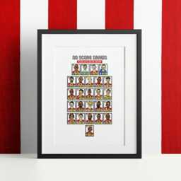 Sunderland Volume 5 - Black Cats 25/26 Edition A3 Print Of 25 Wonky No Score Draws Doodles Of Safc's Premier League Squad - thumbnail 3