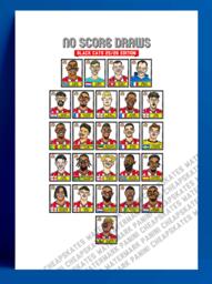 Sunderland Volume 5 - Black Cats 25/26 Edition A3 Print Of 25 Wonky No Score Draws Doodles Of Safc's Premier League Squad - thumbnail 1