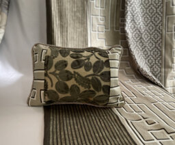 "Designers Guild Velvet Pillow Cover Bohemian Taupe Linen, 12""x 16" - thumbnail 1