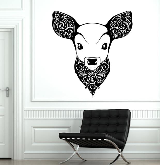 Wall Vinyl Deer Fawn Animal Ornament Mural Decal Sticker 1754Dz - image 1