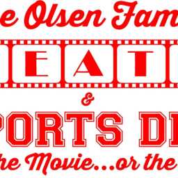 Theater Decal, Sports Den Decor, Movie Room Wall Art, Custom Name, Family Theatre Sign, Game Day Man Cave Decoration - thumbnail 3