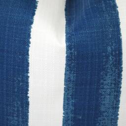 One Striped Outdoor Pillow Cover, Cushion, Decorative Throw Pillow, Navy Blue Accent - thumbnail 2