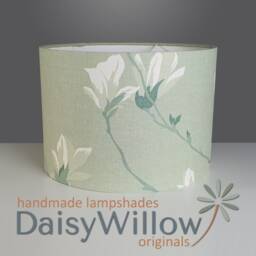 Lampshades in Laura Ashley Magnolia Grove Hedgerow Green Fabric Handmade Free Delivery - thumbnail 4