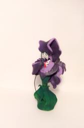 Alice in Wonderland - Flower Handmade Polymer Clay Action Figure. Unique Collectible - thumbnail 1