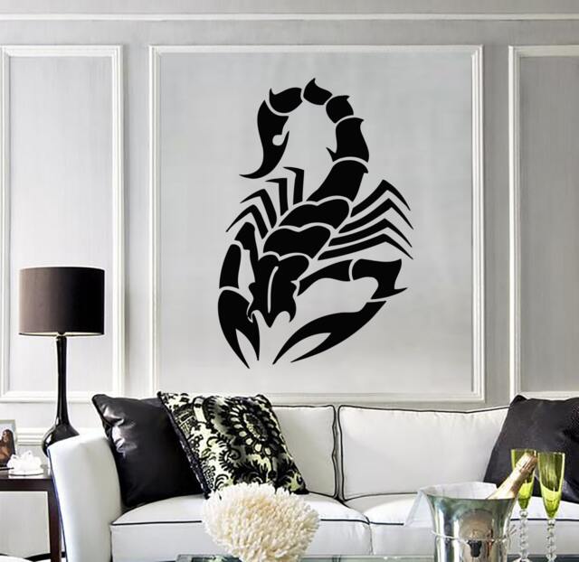 Wall Vinyl Decal Scorpion Desert Killer Horoscopes Modern Living Room Decor - #2407Dn - image 1