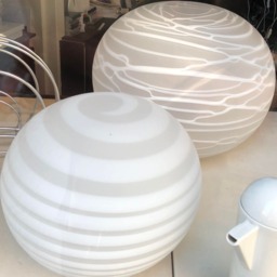 Lamp, in Murano Glass, White Milk Color & Spare Parts For Chandeliers, Mirrors, Sconces , Customized - thumbnail 2