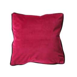 Clarke & Clarke, Dark Pink Zebras, Safari Print Cotton Cushion Cover Ready To Post - thumbnail 2