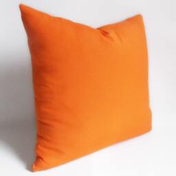 Orange Pillow Cover Set Cotton Canvas Blend, 22x22 Decorative Throw Pillows - thumbnail 4
