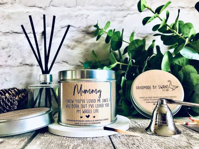 Gift For Mummy, Mother's Day Gift, Gift Mum, Happy Mothers Day, Mother's Mummy Candle, First Since I Was Born - image 1