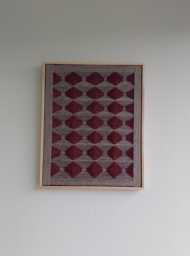 Modern Macrame Wall Hanging/Textile Art Framed/Weaving Textile/Hanging Decoration/Hand Woven Textile/