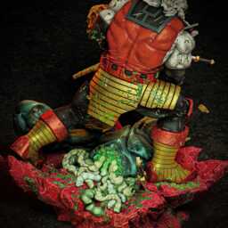 Lion Of The Endless War - Warrior Alien Gladiator Berserker Battle Beast Resin Figure 16K - thumbnail 4
