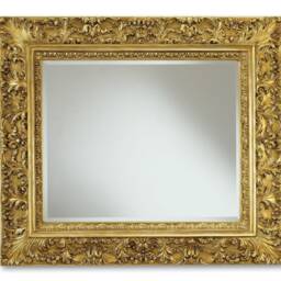 Large Italian Baroque Antique Gold Leaf Mirror - Made in Italy Carved Gilded Mirror Wall Victorian Rococo Item 5035 - thumbnail 3