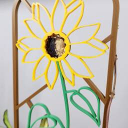 Sunflower Trellis For Indoor Houseplants, Hoya Plant Support, 3D Printed Stake - thumbnail 3