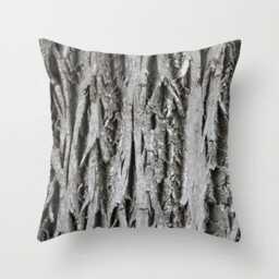 Tree Bark, Pillow Home Decoration, Fall Decor, Brown, Grey, Botanical Pillow, Natural Decor, Nature, Dorm Modern Pillow - thumbnail 2
