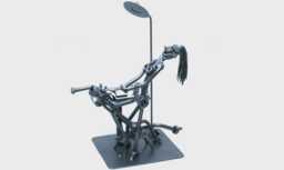 Scrap Metal Dentist Gift, Dental Student Graduation Personalized Hygienist, Assistant Welded Art Pen Holder - thumbnail 1