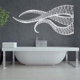 Octopus Tentacles Wall Decal Sea Animal Kraken Art, Marine Life Home Decor #55 - thumbnail 3