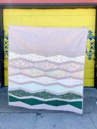 Rifle Paper Co. Jungle Baby Quilt Handmade Patchwork Crib Blanket - thumbnail 1