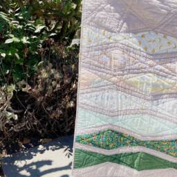 Rifle Paper Co. Jungle Baby Quilt Handmade Patchwork Crib Blanket - thumbnail 3