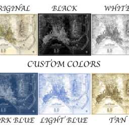 Antique Cape Town Map Print Photo Paper, Matte, Or Canvas - thumbnail 3