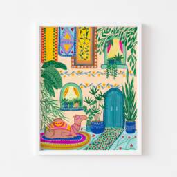 Travel Print, Camel Art Animal Wall Decor, Morocco Christmas Gift For Traveller, Moroccan Home Print - thumbnail 3