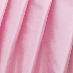 Soft Pink Faux Silk Curtain Panels, Art Curtains - Rod Pocket, Grommet, Box Pleat, Three Pinch Tab Top & Plain Ring Top - thumbnail 3