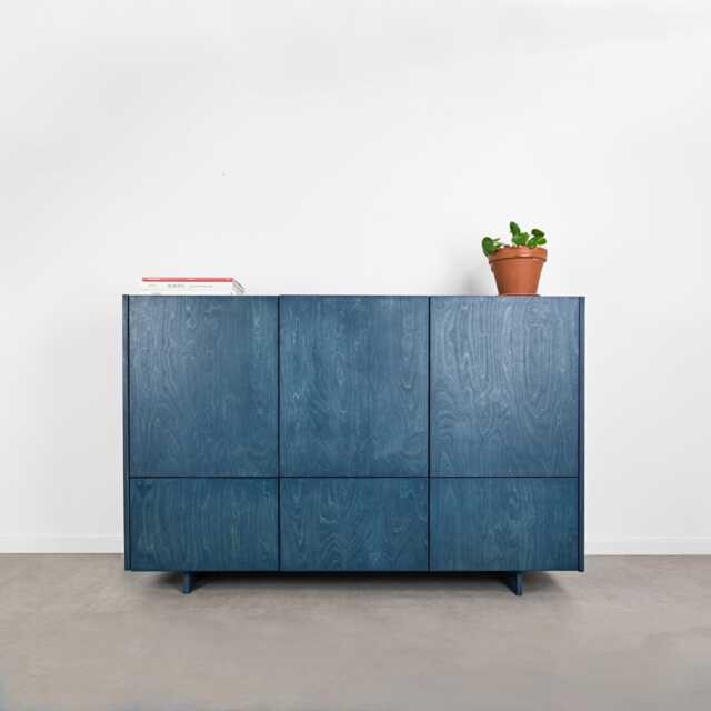 Minimalist Japandi Sideboard With Drawers & Cabinets - Birch Plywood, Fully Assembled Storage For Living Room, Bedroom Ototo.02 - image 1