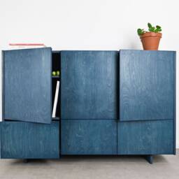 Minimalist Japandi Sideboard With Drawers & Cabinets - Birch Plywood, Fully Assembled Storage For Living Room, Bedroom Ototo.02 - thumbnail 3