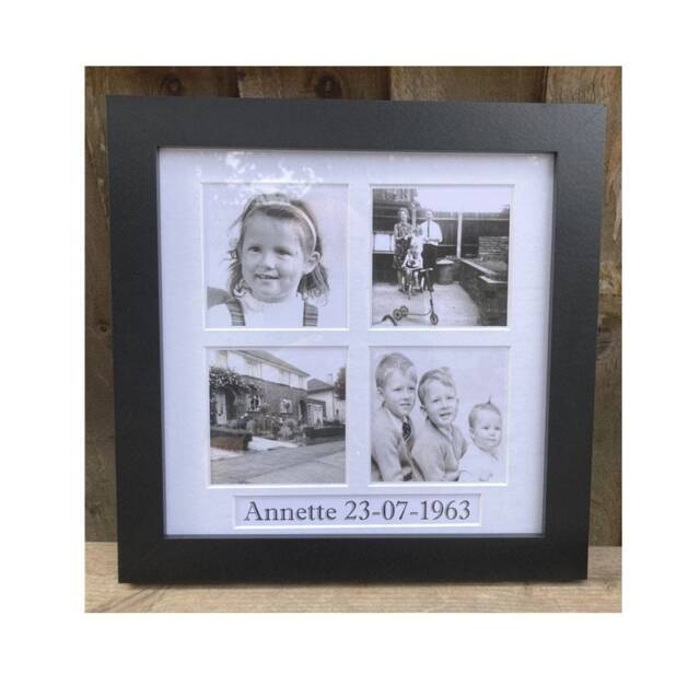 Personalised - Picture Mount - Frame Handmade Home Gift Bespoke Wine Keepsake Wedding Memory Read Description - image 1