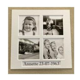 Personalised - Picture Mount - Frame Handmade Home Gift Bespoke Wine Keepsake Wedding Memory Read Description - thumbnail 3