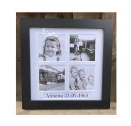 Personalised - Picture Mount - Frame Handmade Home Gift Bespoke Wine Keepsake Wedding Memory Read Description
