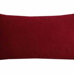 Botanical Linen Cushion Beige Terracotta Leaf Pattern Lumbar Pillow Cover 12x20 - thumbnail 3