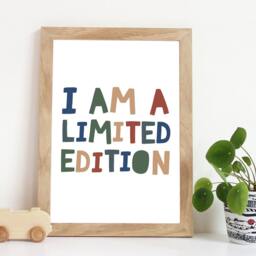 Boys Nursery Prints, Bedroom Playroom, Wall Art, Blue & Green, Quotes - thumbnail 1