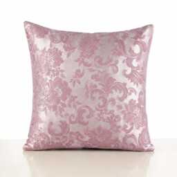 Set Of 4 Pink Floral Cushion Covers 16x16 Inches - Hidden Zip Worldwide Shipping - thumbnail 4