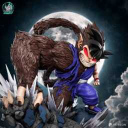 Moon-Cursed Colossus - Giant Ape Anime Beast Goku Oozaru Resin Figure 16K - thumbnail 4