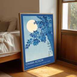 Ohara Koson Cherry Blossom Print Japanese Vintage Art - A4 - thumbnail 3