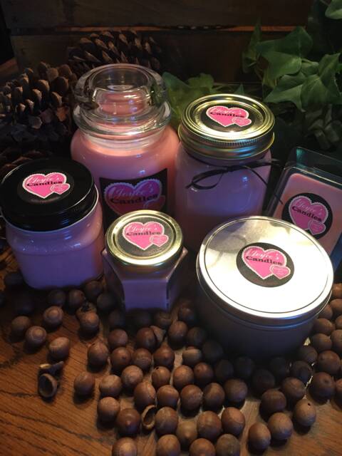 Plumeria, Hand Made, Poured, All Natural 100% Soy, Set Of Six Candles in Apothecary, Mason Canning, Hex Jars & Metal Tins - image 1