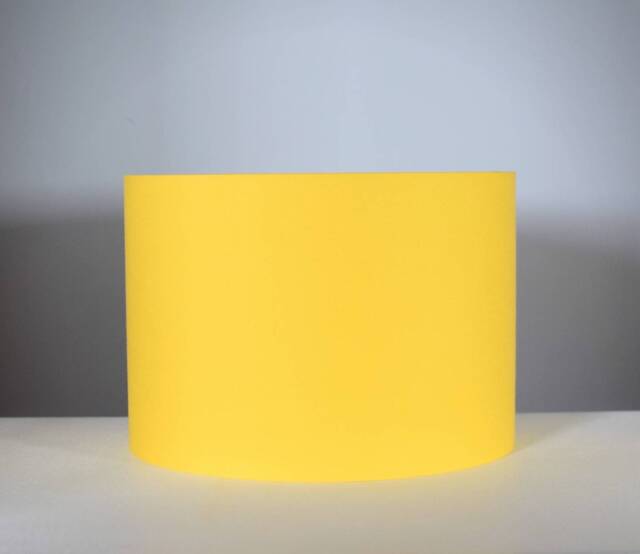 Bright Yellow Lampshade With Gold Silver Or White Lining Option For Ceiling Lamp Base, 15cm To 50cm Diameter Handmade By Vivid Shades - image 1