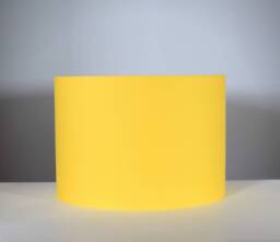 Bright Yellow Lampshade With Gold Silver Or White Lining Option For Ceiling Lamp Base, 15cm To 50cm Diameter Handmade By Vivid Shades