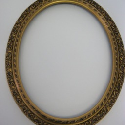 Vintage Gold Leaf Hand Finish Gallery Oval Picture Frame 11x14 Moulding 1 1/2 - thumbnail 2
