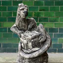 Large Dragon Sculpture Concrete Statue Cement Animal Decoration Outdoor Monster Ornament Handmade Dragon Lover Gift Yard Art - thumbnail 3